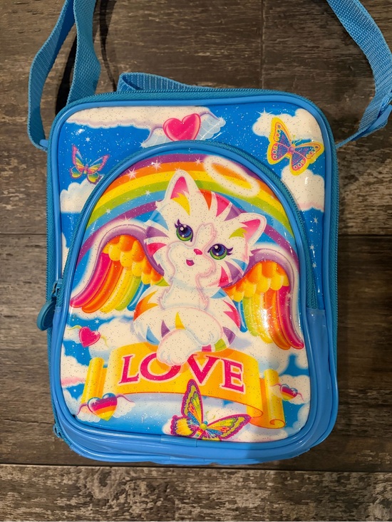 Lisa Frank Accessories - Vintage 90’s NOS RARE Lisa Frank CHRISSY ANGEL KITTY Lunch Box like NEW